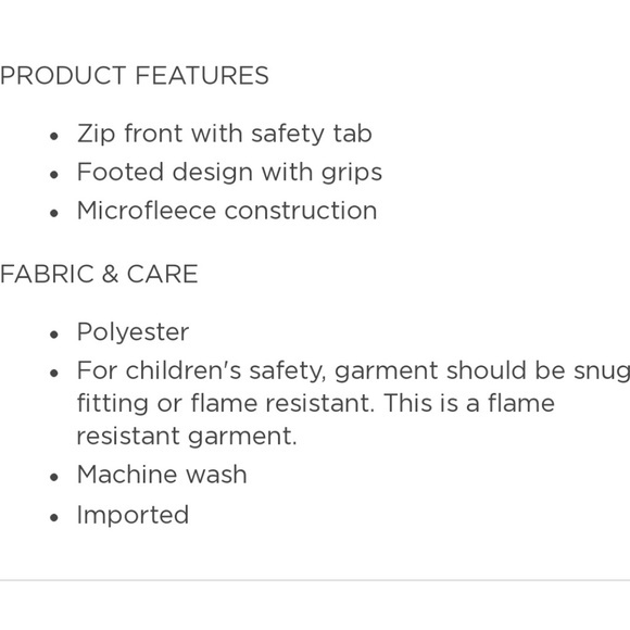 Carter's Christmas Red Reindeer Sleeper Toddler 12 months Pajamas Baby Footed - Picture 5 of 5